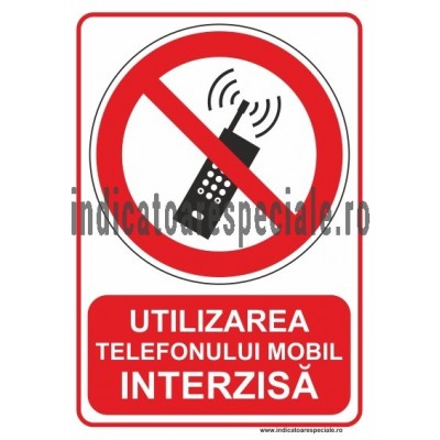 Utilizarea telefonului mobil INTERZISA