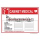 PROGRAM CABINET MEDICAL