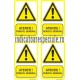 ATENTIE Pericol General Dimensiune 200 x 300