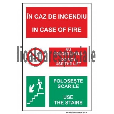 EVACUARE PE SCARI ENGLEZA