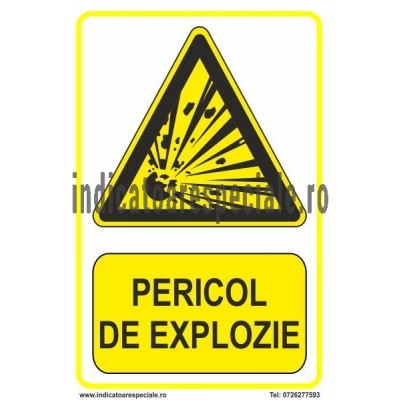 ATENTIE ! Pericol de Explozie